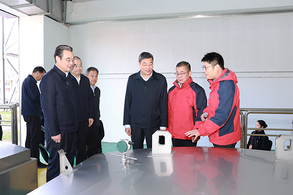 2024年11月29日，江苏省委常委、常务副省长马欣调研今世缘酒业